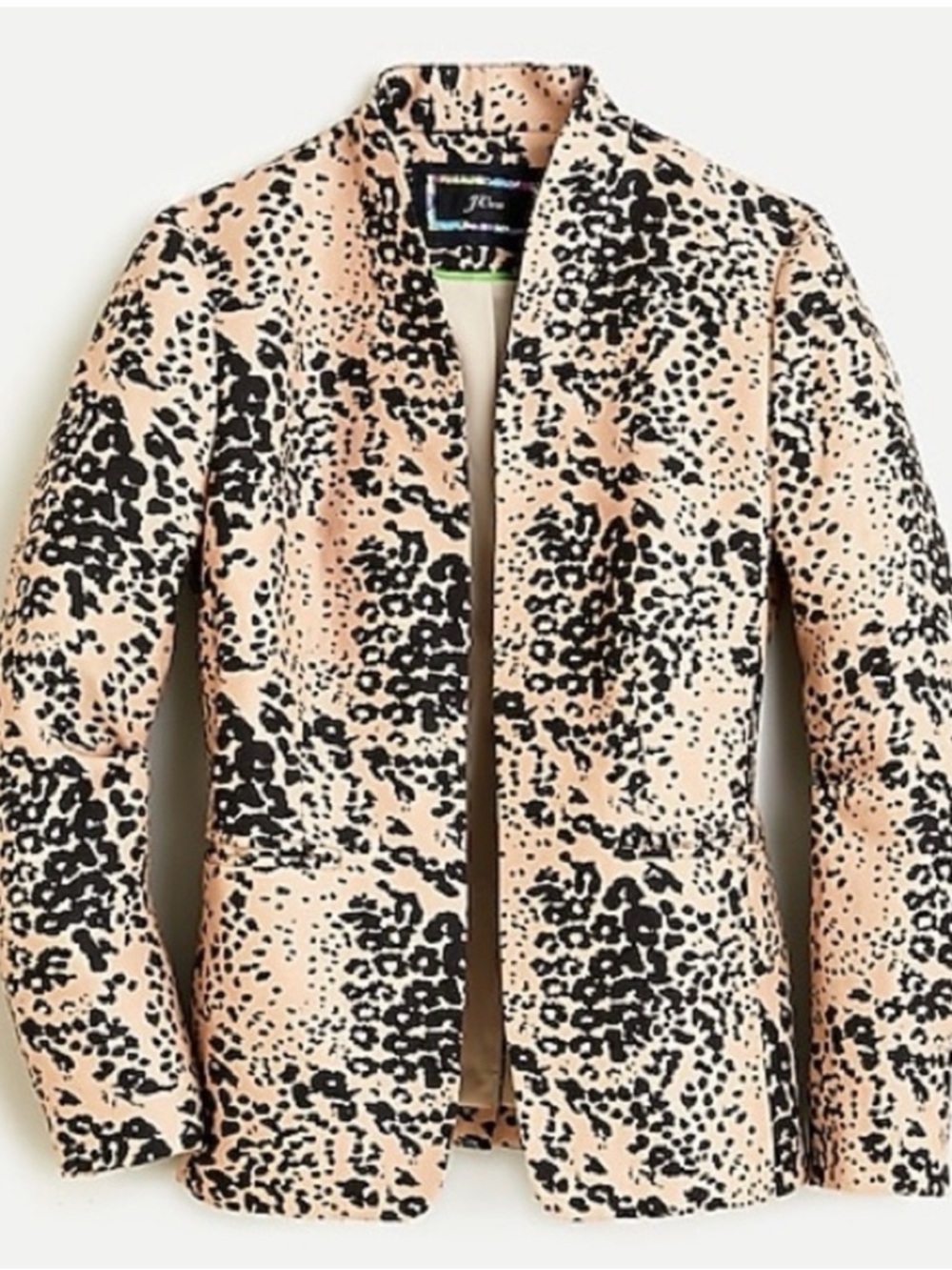 J. Crew going out blazer Leopard-Print Open Blazer - Picture 8 of 8